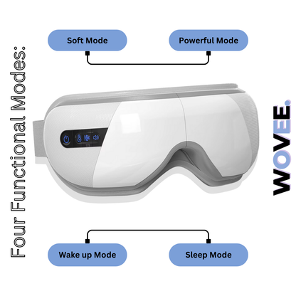 Wovee Smart Heated Eye Massager — Relax, Revive, Rejuvenate!