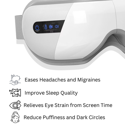 Wovee Smart Heated Eye Massager — Relax, Revive, Rejuvenate!